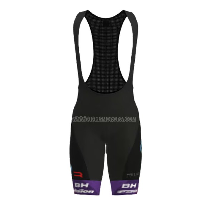 2023 Ropa Ciclismo Burgos BH Fucsia Mangas Cortas y Culotte Corto